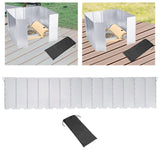 Maxbell Camping Stove Windscreen Gas Burner Wind Protector for Hiking Picnic Cooking 14 Plates