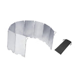 Maxbell Foldable Camping Stove Windscreen 9 Plates Practical for BBQ Camping Picnics