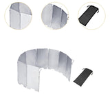 Maxbell Foldable Camping Stove Windscreen 9 Plates Practical for BBQ Camping Picnics