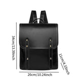 Maxbell Women Backpack Minimalist Style Ladies Shoulder Bag for Work Business Summer Black