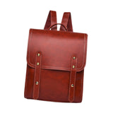 Maxbell Women Backpack Minimalist Style Ladies Shoulder Bag for Work Business Summer Red