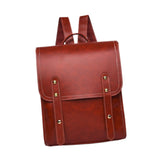 Maxbell Women Backpack Minimalist Style Ladies Shoulder Bag for Work Business Summer Red