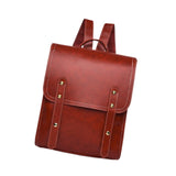 Maxbell Women Backpack Minimalist Style Ladies Shoulder Bag for Work Business Summer Red