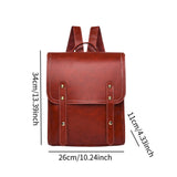Maxbell Women Backpack Minimalist Style Ladies Shoulder Bag for Work Business Summer Red