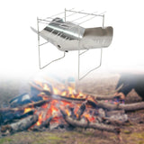 Maxbell Portable BBQ Grill Folding with Carry Bag Ultralight Sturdy Outdoor Fire Pit With 2 Skewers