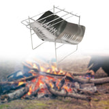 Maxbell Portable BBQ Grill Folding with Carry Bag Ultralight Sturdy Outdoor Fire Pit With 3 Skewers