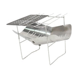 Maxbell Portable BBQ Grill Folding with Carry Bag Ultralight Sturdy Outdoor Fire Pit With 3 Skewers Net