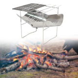 Maxbell Portable BBQ Grill Folding with Carry Bag Ultralight Sturdy Outdoor Fire Pit With 3 Skewers Net