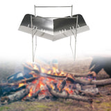 Maxbell Portable BBQ Grill Folding with Carry Bag Ultralight Sturdy Outdoor Fire Pit No Skewers