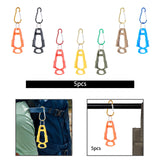 Maxbell 5x Outdoor Glove Clip Keeper Outdoor Anti Drop Clip for Outdoor Construction Orange