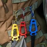 Maxbell 5x Outdoor Glove Clip Keeper Outdoor Anti Drop Clip for Outdoor Construction Orange