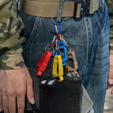 Maxbell 5x Outdoor Glove Clip Keeper Outdoor Anti Drop Clip for Outdoor Construction Orange