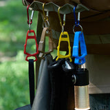 Maxbell 5x Outdoor Glove Clip Keeper Outdoor Anti Drop Clip for Outdoor Construction Orange