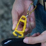 Maxbell 5x Outdoor Glove Clip Keeper Outdoor Anti Drop Clip for Outdoor Construction Orange