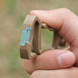 Maxbell 5x Outdoor Glove Clip Keeper Outdoor Anti Drop Clip for Outdoor Construction Orange