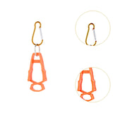 Maxbell 5x Outdoor Glove Clip Keeper Outdoor Anti Drop Clip for Outdoor Construction Orange