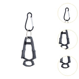Maxbell 5x Outdoor Glove Clip Keeper Outdoor Anti Drop Clip for Outdoor Construction Black
