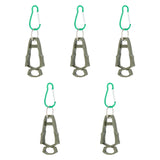 Maxbell 5x Outdoor Glove Clip Keeper Outdoor Anti Drop Clip for Outdoor Construction Green
