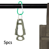 Maxbell 5x Outdoor Glove Clip Keeper Outdoor Anti Drop Clip for Outdoor Construction Green