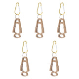 Maxbell 5x Outdoor Glove Clip Keeper Outdoor Anti Drop Clip for Outdoor Construction Khaki