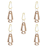 Maxbell 5x Outdoor Glove Clip Keeper Outdoor Anti Drop Clip for Outdoor Construction Khaki