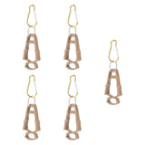 Maxbell 5x Outdoor Glove Clip Keeper Outdoor Anti Drop Clip for Outdoor Construction Khaki