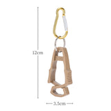 Maxbell 5x Outdoor Glove Clip Keeper Outdoor Anti Drop Clip for Outdoor Construction Khaki