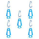 Maxbell 5x Outdoor Glove Clip Keeper Outdoor Anti Drop Clip for Outdoor Construction Blue