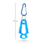 Maxbell 5x Outdoor Glove Clip Keeper Outdoor Anti Drop Clip for Outdoor Construction Blue