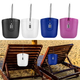 Maxbell Portable Safe Lock Box with Steel Wire Storage Box for Office Outdoor Travel black