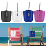 Maxbell Portable Safe Lock Box with Steel Wire Storage Box for Office Outdoor Travel black