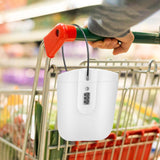 Maxbell Portable Safe Lock Box with Steel Wire Storage Box for Office Outdoor Travel black