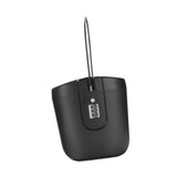 Maxbell Portable Safe Lock Box with Steel Wire Storage Box for Office Outdoor Travel black