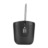 Maxbell Portable Safe Lock Box with Steel Wire Storage Box for Office Outdoor Travel black