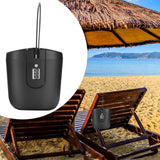 Maxbell Portable Safe Lock Box with Steel Wire Storage Box for Office Outdoor Travel black