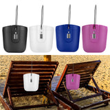 Maxbell Portable Safe Lock Box with Steel Wire Storage Box for Office Outdoor Travel black