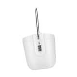 Maxbell Portable Safe Lock Box with Steel Wire Storage Box for Office Outdoor Travel white