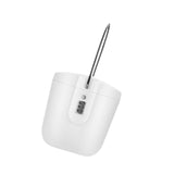 Maxbell Portable Safe Lock Box with Steel Wire Storage Box for Office Outdoor Travel white