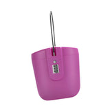 Maxbell Portable Safe Lock Box with Steel Wire Storage Box for Office Outdoor Travel rose red