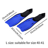 Maxbell Snorkeling Fins Swim Training Long Fins Diving Fins for Men Beginners Adults