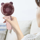 Maxbell Handheld Fan 2 Speeds Adjustable USB Portable Fan for Running Outdoor Travel