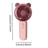 Maxbell Handheld Fan 2 Speeds Adjustable USB Portable Fan for Running Outdoor Travel