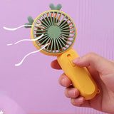 Maxbell Handheld Fan 2 Speeds Adjustable USB Portable Fan for Running Outdoor Travel
