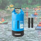 Maxbell Waterproof Dry Bag Outdoor Sack Waterproof Sack for Kayaking Camping Surfing 20L Blue