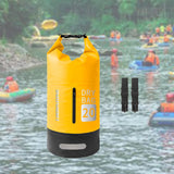 Maxbell Waterproof Dry Bag Outdoor Sack Waterproof Sack for Kayaking Camping Surfing 20L Yellow
