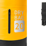 Maxbell Waterproof Dry Bag Outdoor Sack Waterproof Sack for Kayaking Camping Surfing 20L Yellow