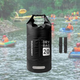 Maxbell Waterproof Dry Bag Outdoor Sack Waterproof Sack for Kayaking Camping Surfing 20L Black