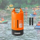 Maxbell Waterproof Dry Bag Outdoor Sack Waterproof Sack for Kayaking Camping Surfing 20L Orange
