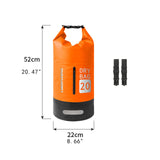Maxbell Waterproof Dry Bag Outdoor Sack Waterproof Sack for Kayaking Camping Surfing 20L Orange