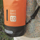 Maxbell Waterproof Dry Bag Outdoor Sack Waterproof Sack for Kayaking Camping Surfing 10L Orange